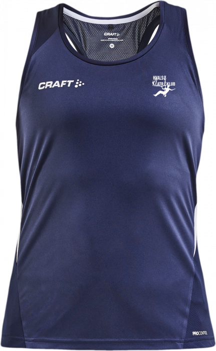 Craft - Hvalsø Klatreklub Singlet Women - Marinblå & vit