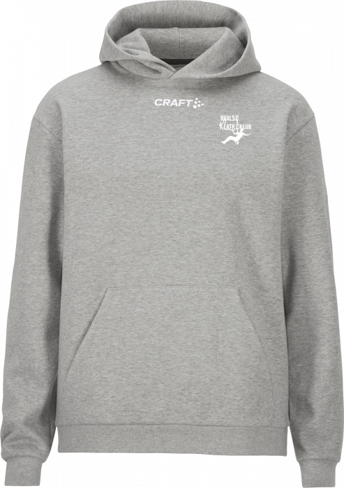 Craft - Hvalsø Klatreklub Hoodie Herre - Grå Melange DK