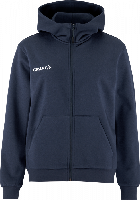 Craft - Hvalsø Klatreklub Hoodie W. Zip Women - Azul-marinho