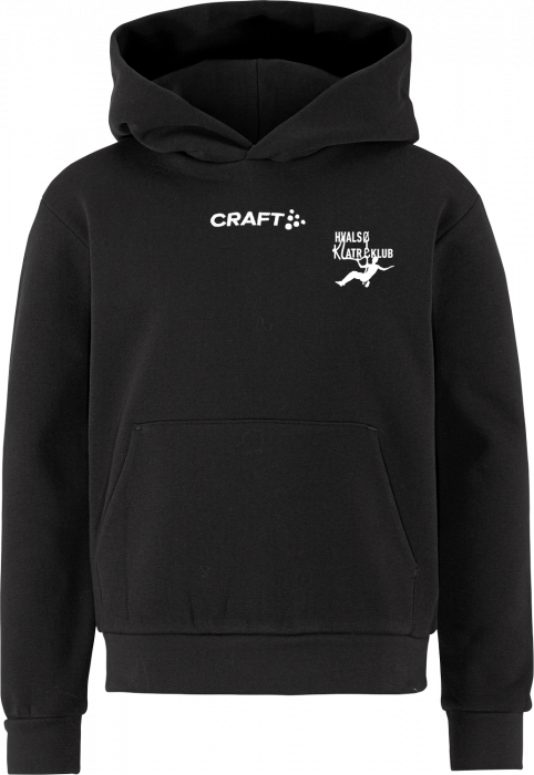 Craft - Hvalsø Klatreklub Hoodie Kids - Black