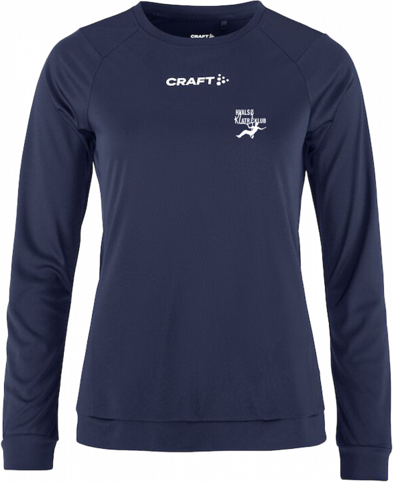 Craft - Hvalsø Klatreklub Longsleeve Tee Women - Azul marino