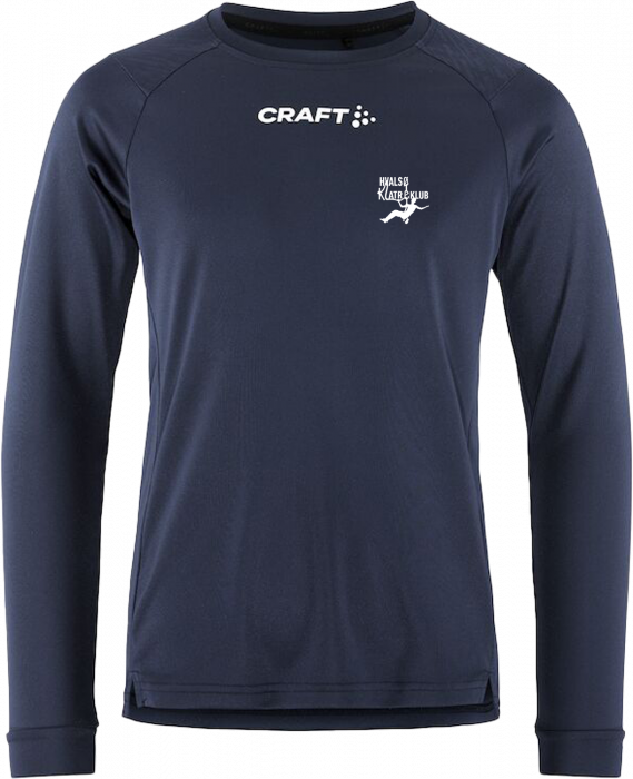 Craft - Hvalsø Klatreklub Langærmet T-Shirt Børn - Navy blå