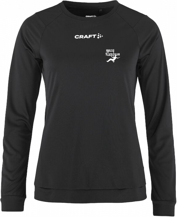 Craft - Hvalsø Klatreklub Longsleeve Tee Women - Negro