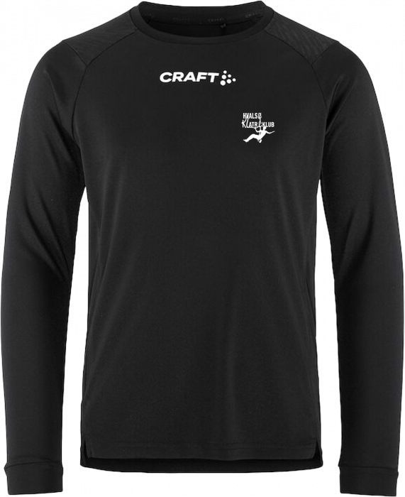 Craft - Hvalsø Klatreklub Longsleeve Tee Jr - Negro