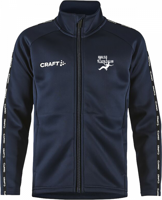 Craft - Hvalsø Klatreklub Full-Zip Kids - Azul marino