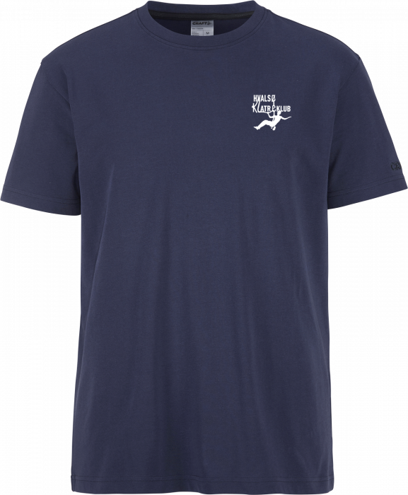 Craft - Hvalsø Klatreklub Cotton T-Shirt Men - Navy blue