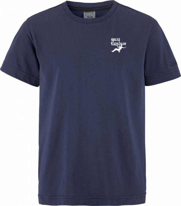 Craft - Hvalsø Klatreklub Bomulds T-Shirt Børn - Navy blå