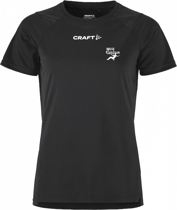 Craft - Hvalsø Klatreklub T-Shirt Dame - Sort