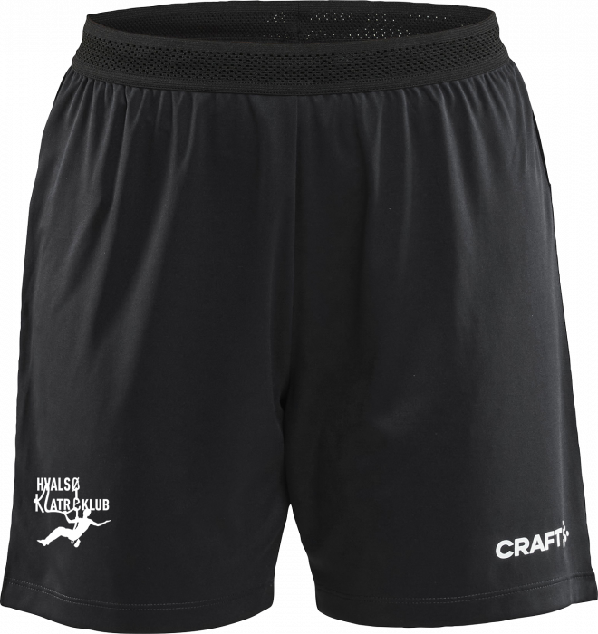 Craft - Hvalsø Klatreklub Shorts Woman - Zwart